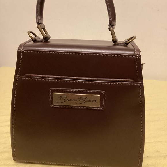 BEARA BEARA VINTAGE LEATHER TOP HANDLE BAG - Picture 6 of 10